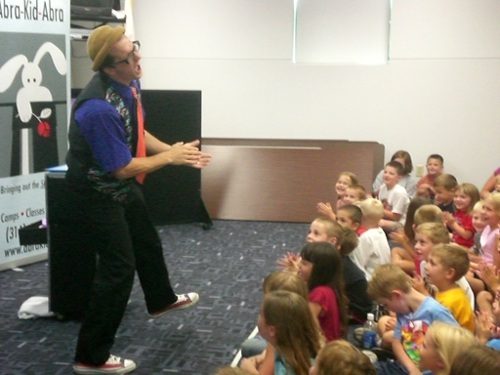 Author visit intrigues students