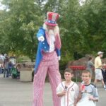stilt walker