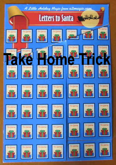 take home trick: letters to Santa