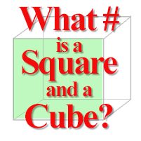 Math Puzzle - What # is a square and a cube